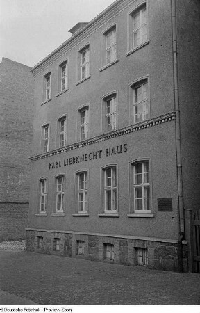 Karl-Liebknecht-Haus in der Braustraße 15