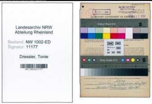 Entnazifizierung Tonie Dressler, geb. 08.10.1897 (Lehrerin)