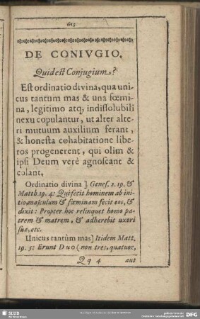 De Conjugio