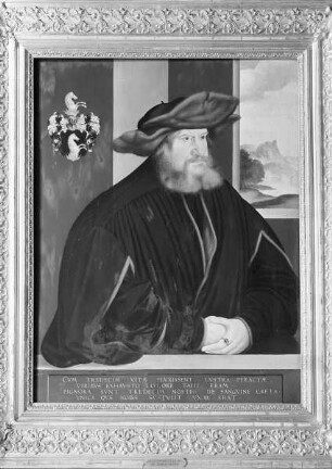 Portrait eines bärtigen Mannes mit pelzverbrämtem Hut