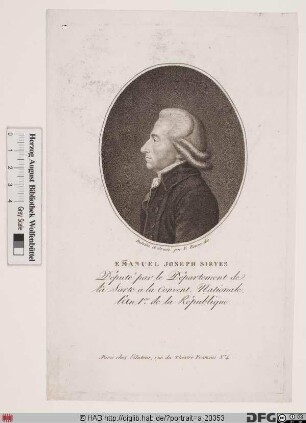 Bildnis Emmanuel-Joseph Sieyès (1808 comte)