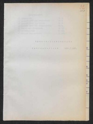 1934/35: Jahresbericht ... - 1934/35
