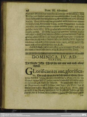 Dominica IV. Adventus