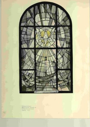 Entwurf für ein Taufkapellenfenster in der Katholischen Kirche in Eltville