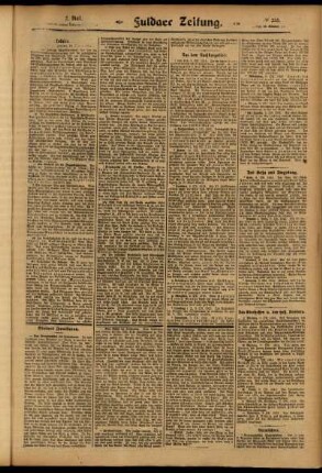 Zweite Ausgabe vom Freitag, den 10. Oktober 1913.