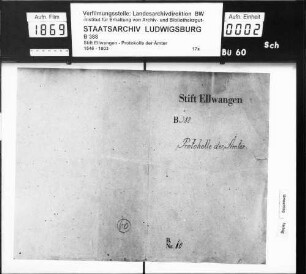 Protokolle des Vicedomamts (Stadtvogtamt)