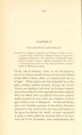 Chapter IV. The Philippine Archipelago