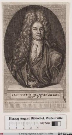 Bildnis August Quirinus Rivinus