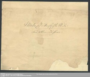 XXIV : Gedichte und Übersetzungen Schlegels: Metrisch übersetzte Stücke aus alten Dichtern (Manuskripttitel) - Mscr.Dresd.e.90,XXIV
