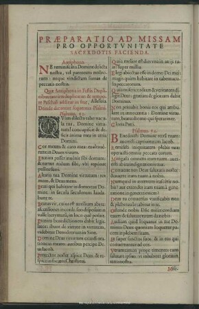 Praeparatio Ad Missam Pro Opportunitate Sacerdotis Facienda