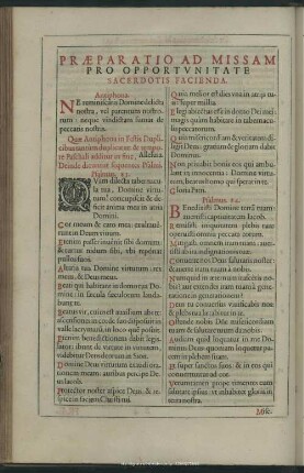 Praeparatio Ad Missam Pro Opportunitate Sacerdotis Facienda