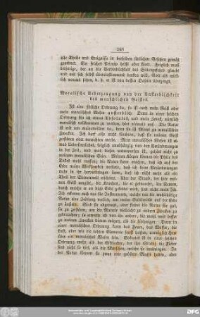 Moralische Ueberzeugung von der Unsterblichkeit des menschlichen Geistes.
