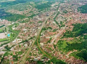 Eisenach : Eisenach. Luftbildaufnahme