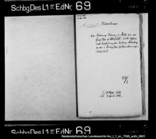 Schuldensachen des Johann von Holle betr. Verpfändung der Mühle zu Rodenberg