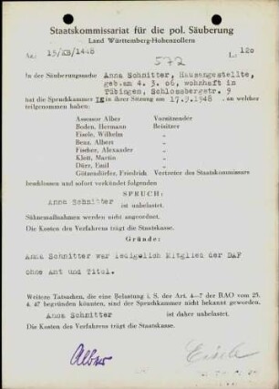 Schnitter, Anna