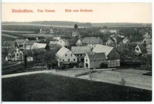 Wendischbora. Blick auf Wendischbora vom Kirchturm