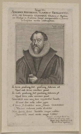 Bildnis des Iohannis Gerhardus