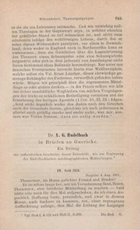 645-694 Briefe an Guericke : IV.