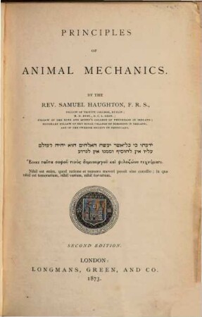 Principles of Animal Mechanics