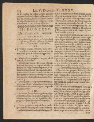 Titulus XXXV. De Purgatione vulgari