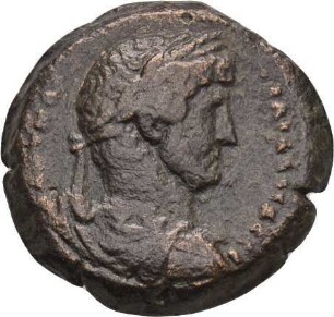 Hadrian (117-138 n. Chr.): Alexandria / Ägypten, 129/130 n. Chr. – Diobol