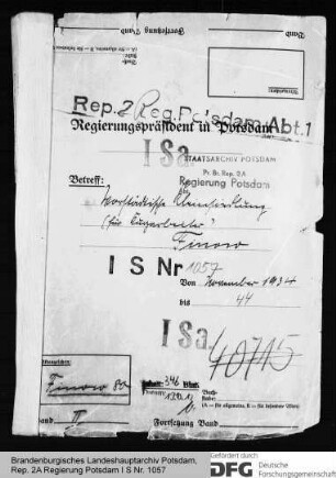 Kleinsiedlungen in Finow, Kr. Oberbarnim