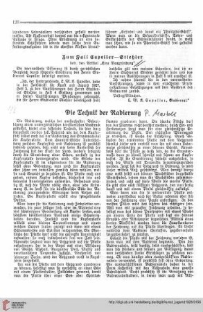 N.F. 8.1928 S. 128-130: Die Technik der Radierung