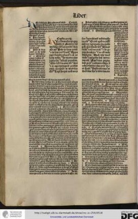 Capitulum xxxiii. Hec est benedictio. Hic consequenter ponitur benedictio Moyse super populum...