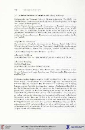 21. Lexikon der antiken Kulte und Riten (Heidelberg/Würzburg)