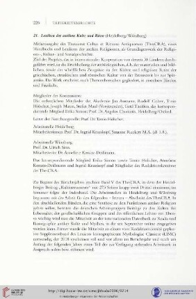 21. Lexikon der antiken Kulte und Riten (Heidelberg/Würzburg)