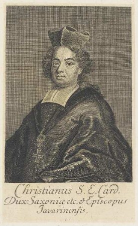 Bildnis des Christian August, Herzog von Sachsen-Zeitz