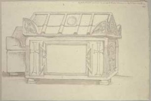 Graburne in Ravenna, die die Asche von Pietro Traversari enthalten soll