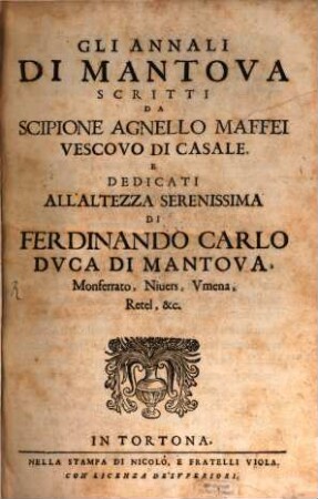 Gli annali di Mantova