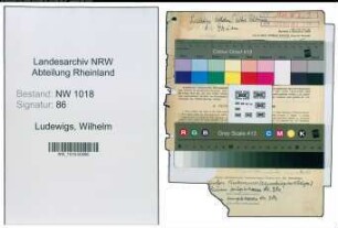 Entnazifizierung Wilhelm Ludewigs , geb. 03.03.1890 (Schlosser)