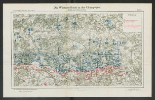 Karte 6. Die Winterschlacht in der Champagne.