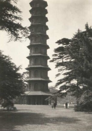 London, Royal Botanic Gardens, Kew (Kew-Gardens). Chinesische Pagode (165 Fuß hoch)