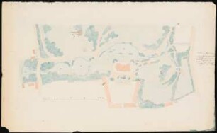 Schloss Branitz: Lageplan mit Gartenanlage