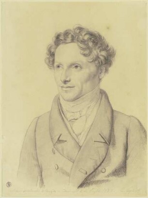Bildnis des Komponisten und Dirigenten Francesco Morlacchi