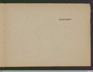 Ausfahrt