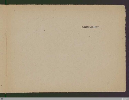 Ausfahrt