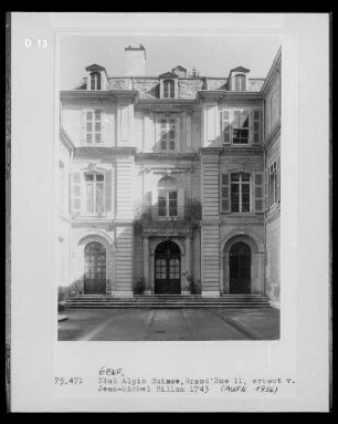 Ehemalige Residenz des französischen Geschäftsträgers & Club Alpin Suisse