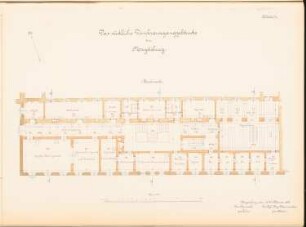 Südliches Kreuzganggebäude, Magdeburg: Grundriss 1.OG 1:100