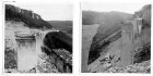 Drachenlochbrücke, km 152,933 Die Brücke wurde 1935 - 1937 gebaut, 1945 gesprengt und 1949/50 wieder aufgebaut.