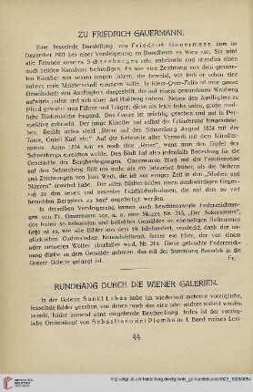 1: Zu Friedrich Gauermann