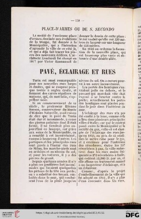 Pavé, éclairage et rues