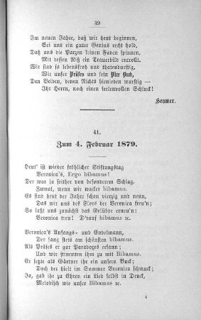 41. Zum 4. Februar 1879.