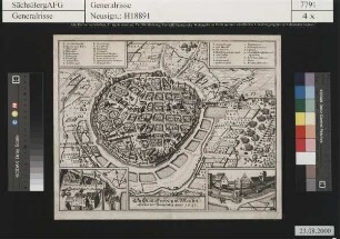 Freiberg während der Belagerung durch die Schweden 1643