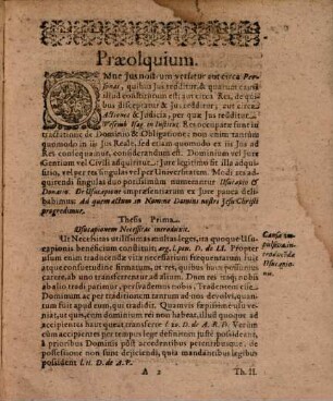 Disputatio Iuridica De Usucapionibus