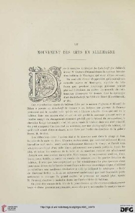 2. Pér. 33.1886: Le mouvement des arts en Allemagne