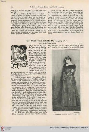 14: Die Düsseldorfer Künstler-Vereinigung 1899